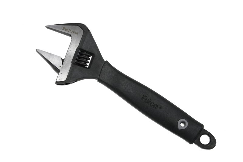 Proferred Plumbing Adjustable Wrench, Black Phosphate Finish, 4 Available Size Options 6-inch, 8-inch, 10-inch, 12-inch - T08002 - Image 1